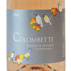 Etiquette Rosé Bio : Bouquet de Résistants