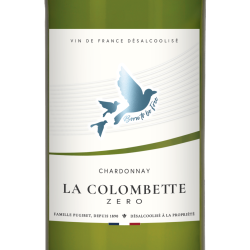 Etiquette Colombette Zéro - Born To Be Free blanc sans alcool