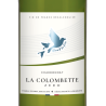 Etiquette Colombette Zéro - Born To Be Free blanc sans alcool