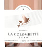 Etiquette Rosé Colombette Zéro pétillant sans alcool