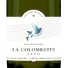 Etiquette Blanc Colombette Zéro pétillant sans alcool