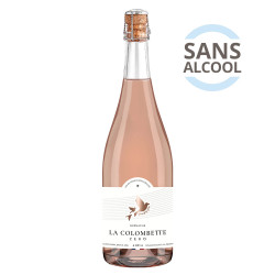 Bouteille Rosé Colombette Zéro pétillant sans alcool