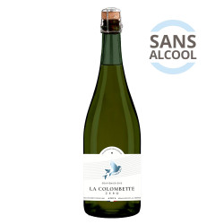 Bouteille Blanc Colombette Zéro pétillant sans alcool