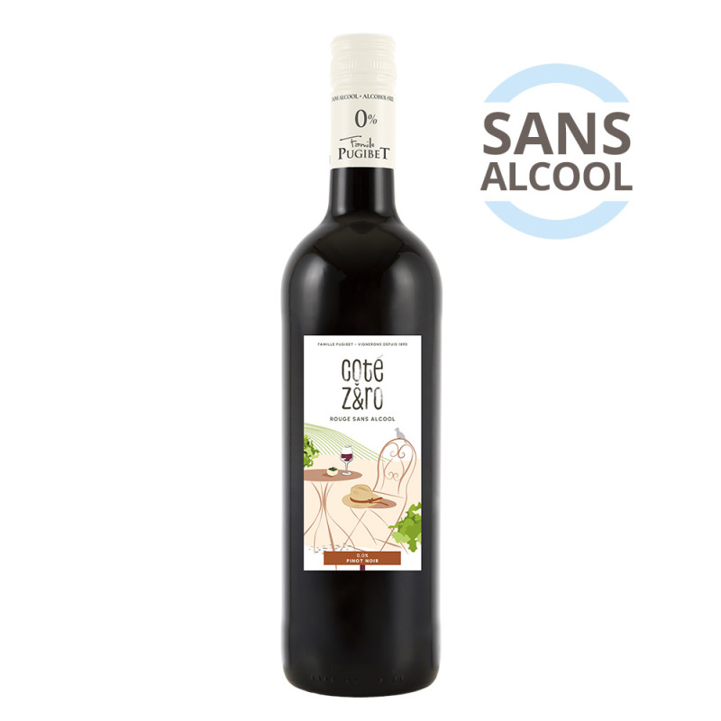 Bouteille Côte Z&ro rouge