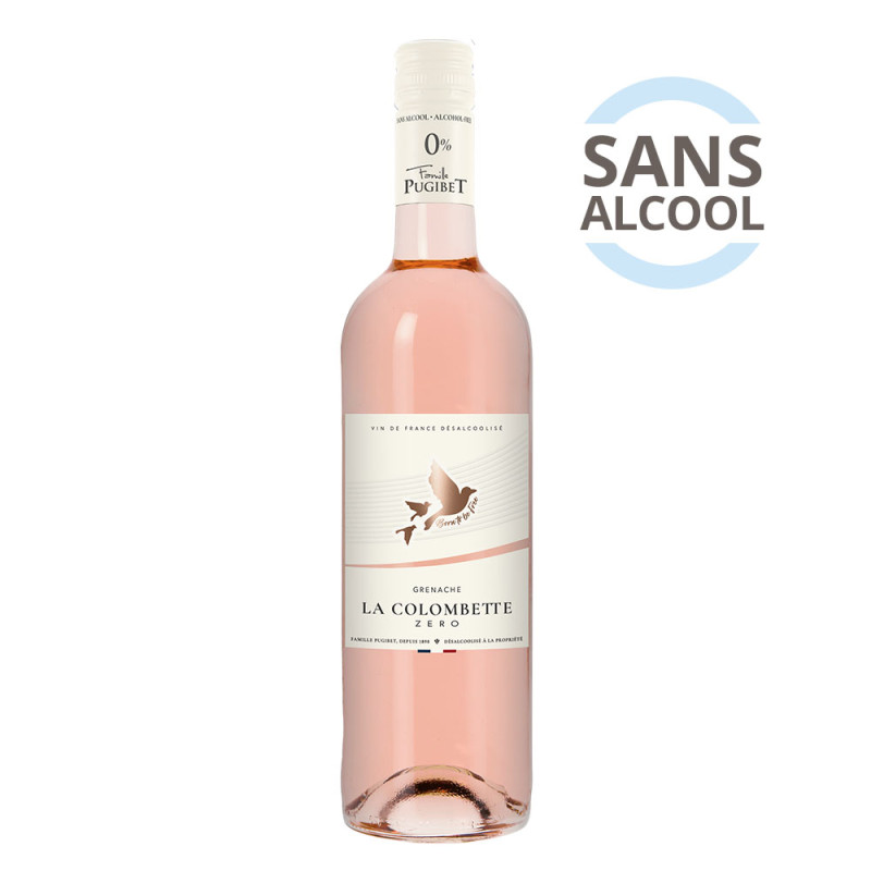 Bouteille Colombette Zéro - Born To Be Free Rosé sans alcool